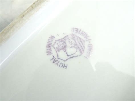 Villeroy & Boch Pottery of Mettlach was founded in 1836 when two competing potteries merged. . Royal munich porcelain marks